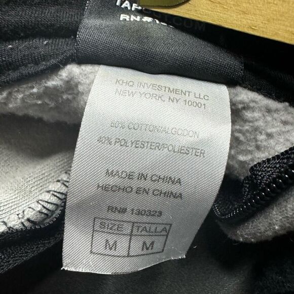 Vintage Tapout Full Zip Hoodie Mens M Red Black Y2K MMA - Picture 10 of 12